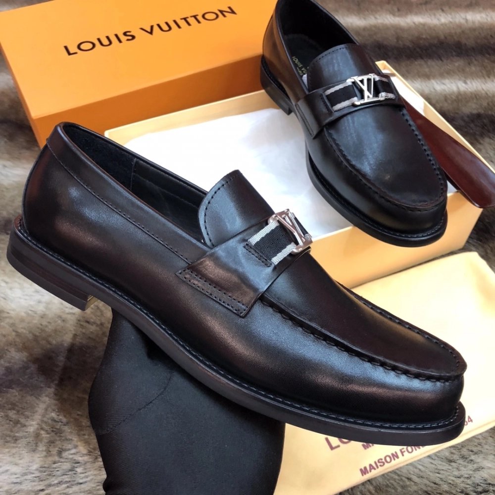 Louis Vuitton leather shoes 021,Louis Vuitton Leather Shoes,LOUIS VUITTON Sneakers,Business Shoes