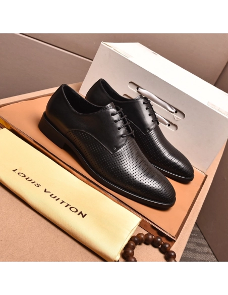 Louis Vuitton leather shoes 023,Louis Vuitton Leather Shoes,LOUIS VUITTON Sneakers,Business Shoes