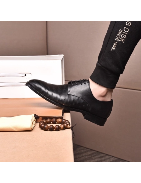 Louis Vuitton leather shoes 023,Louis Vuitton Leather Shoes,LOUIS VUITTON Sneakers,Business Shoes