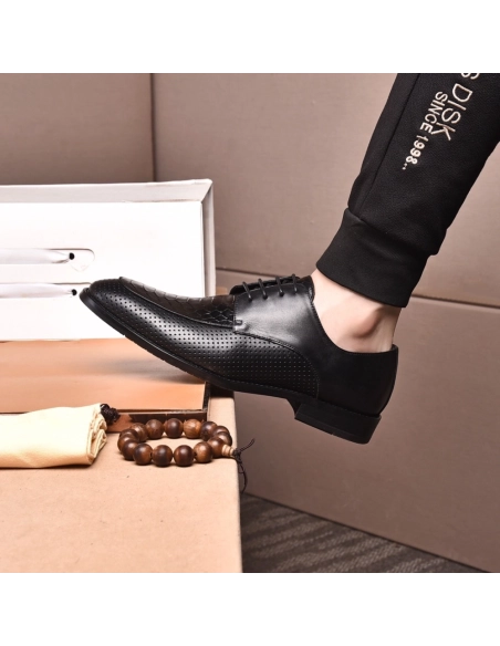 Louis Vuitton leather shoes 024,Louis Vuitton Leather Shoes,LOUIS VUITTON Sneakers,Business Shoes
