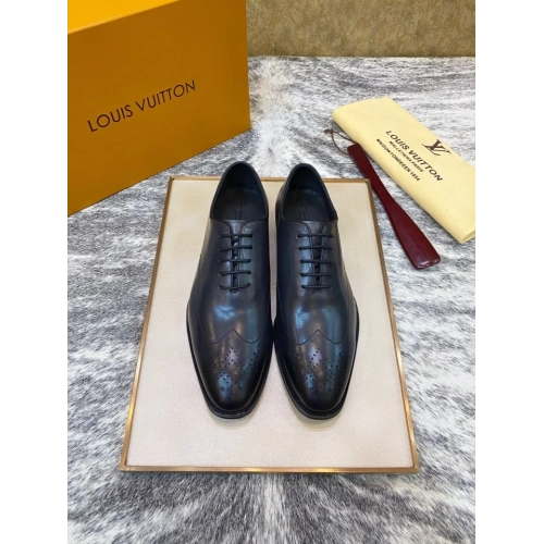 Louis Vuitton leather shoes 026,Louis Vuitton Leather Shoes,LOUIS VUITTON Sneakers,Business Shoes