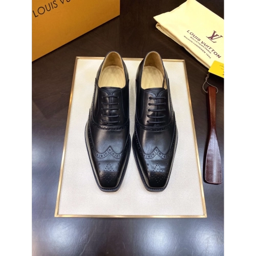 Louis Vuitton leather shoes 027,Louis Vuitton Leather Shoes,LOUIS VUITTON Sneakers,Business Shoes