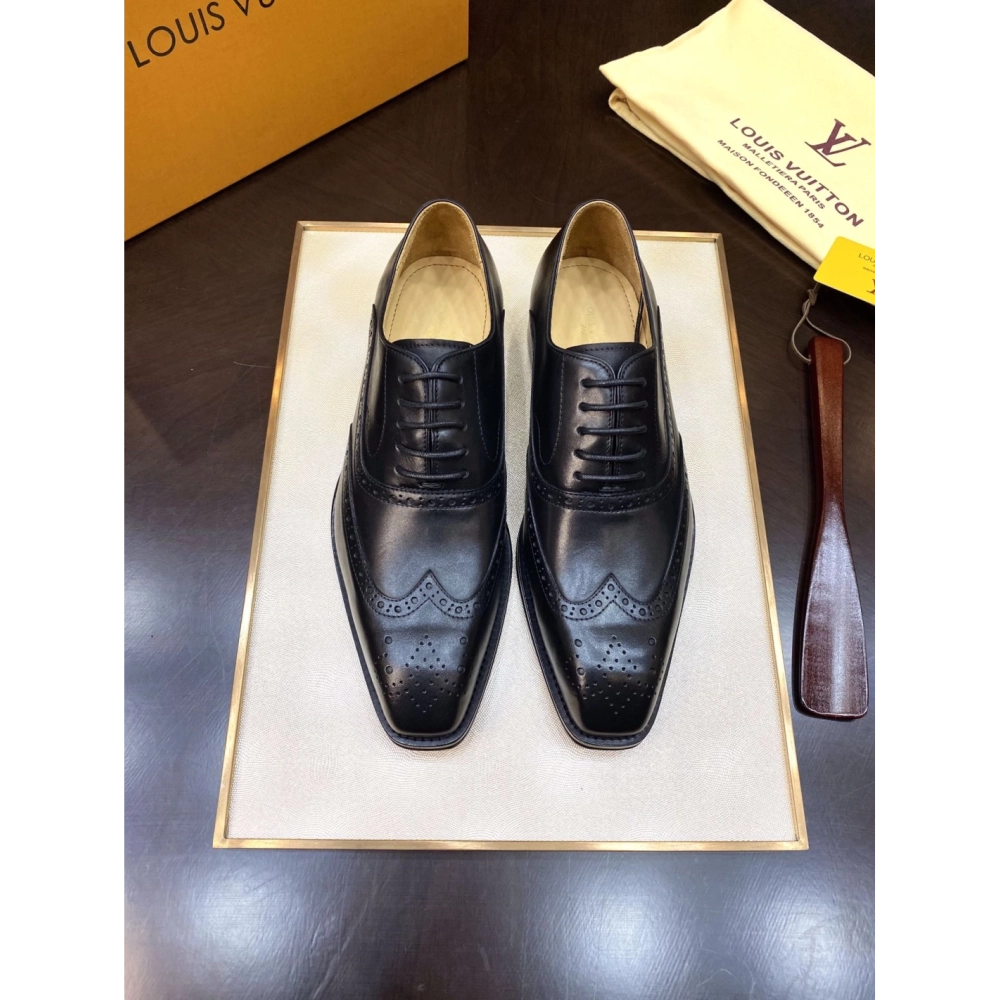 Louis Vuitton leather shoes 027,Louis Vuitton Leather Shoes,LOUIS VUITTON Sneakers,Business Shoes