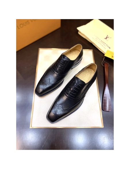 Louis Vuitton leather shoes 027,Louis Vuitton Leather Shoes,LOUIS VUITTON Sneakers,Business Shoes