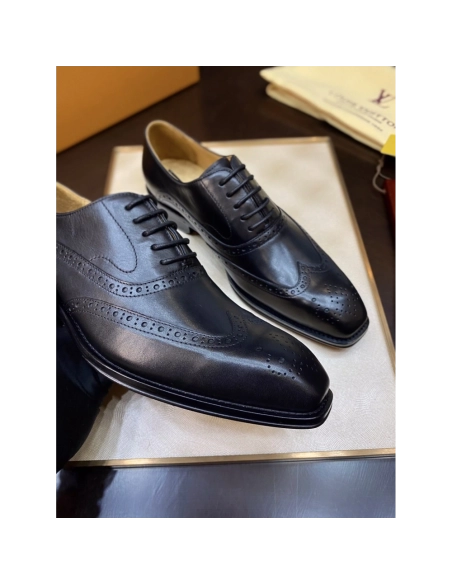 Louis Vuitton leather shoes 027,Louis Vuitton Leather Shoes,LOUIS VUITTON Sneakers,Business Shoes