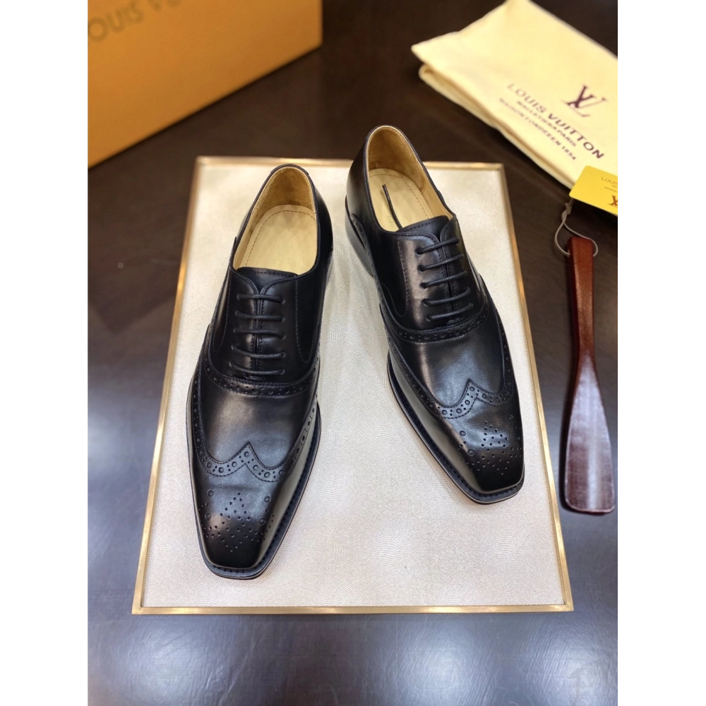 Louis Vuitton leather shoes 027,Louis Vuitton Leather Shoes,LOUIS VUITTON Sneakers,Business Shoes