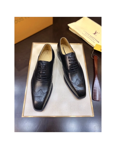 Louis Vuitton leather shoes 027,Louis Vuitton Leather Shoes,LOUIS VUITTON Sneakers,Business Shoes
