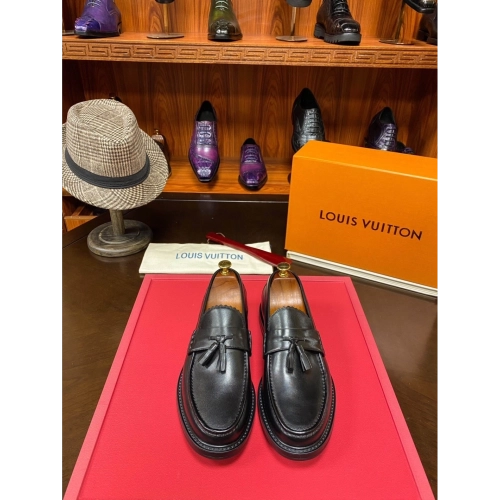 Louis Vuitton leather shoes 028,Louis Vuitton Leather Shoes,LOUIS VUITTON Sneakers,Business Shoes