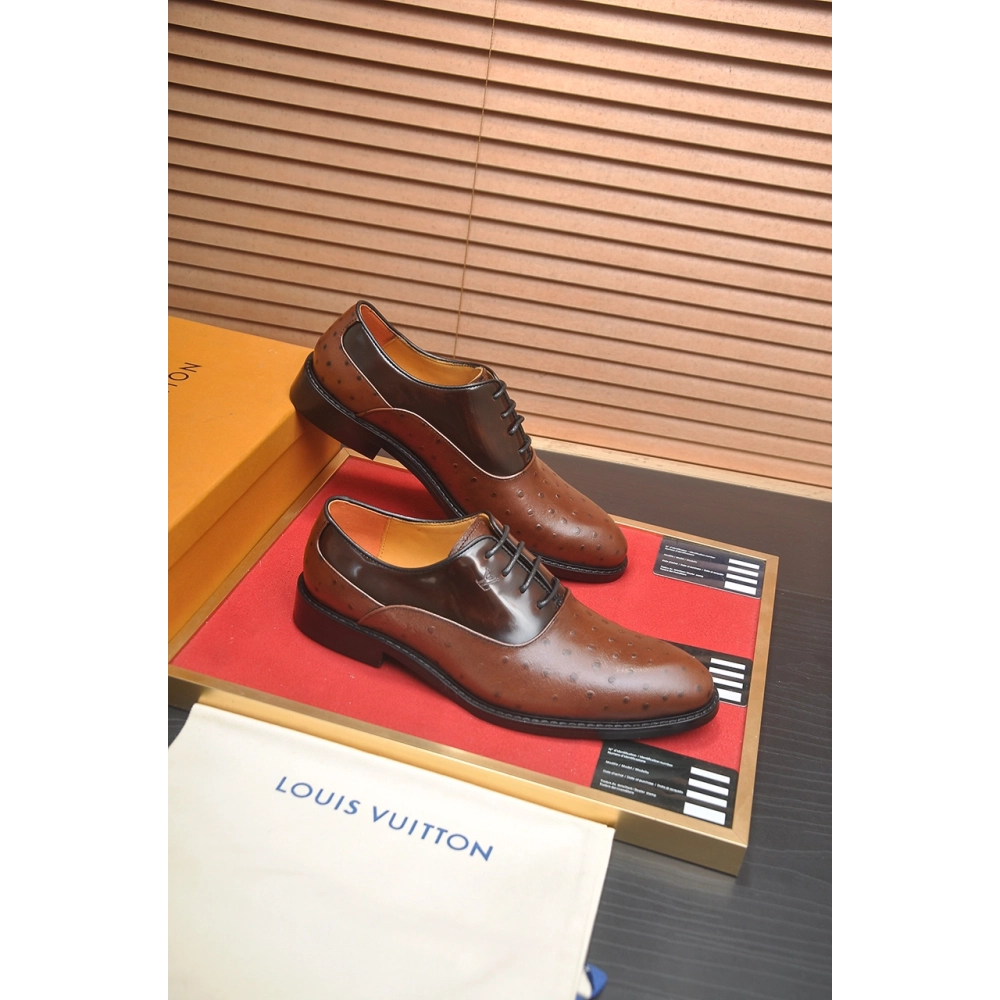 Louis Vuitton leather shoes 032,Louis Vuitton Leather Shoes,LOUIS VUITTON Sneakers,Business Shoes