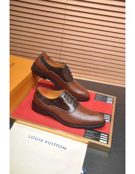 Louis Vuitton leather shoes 032,Louis Vuitton Leather Shoes,LOUIS VUITTON Sneakers,Business Shoes