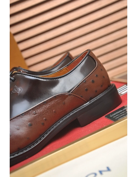 Louis Vuitton leather shoes 032,Louis Vuitton Leather Shoes,LOUIS VUITTON Sneakers,Business Shoes