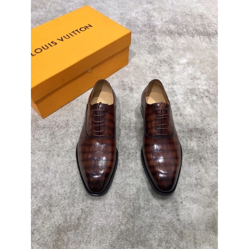 Louis Vuitton leather shoes 033,Louis Vuitton Leather Shoes,LOUIS VUITTON Sneakers,Business Shoes