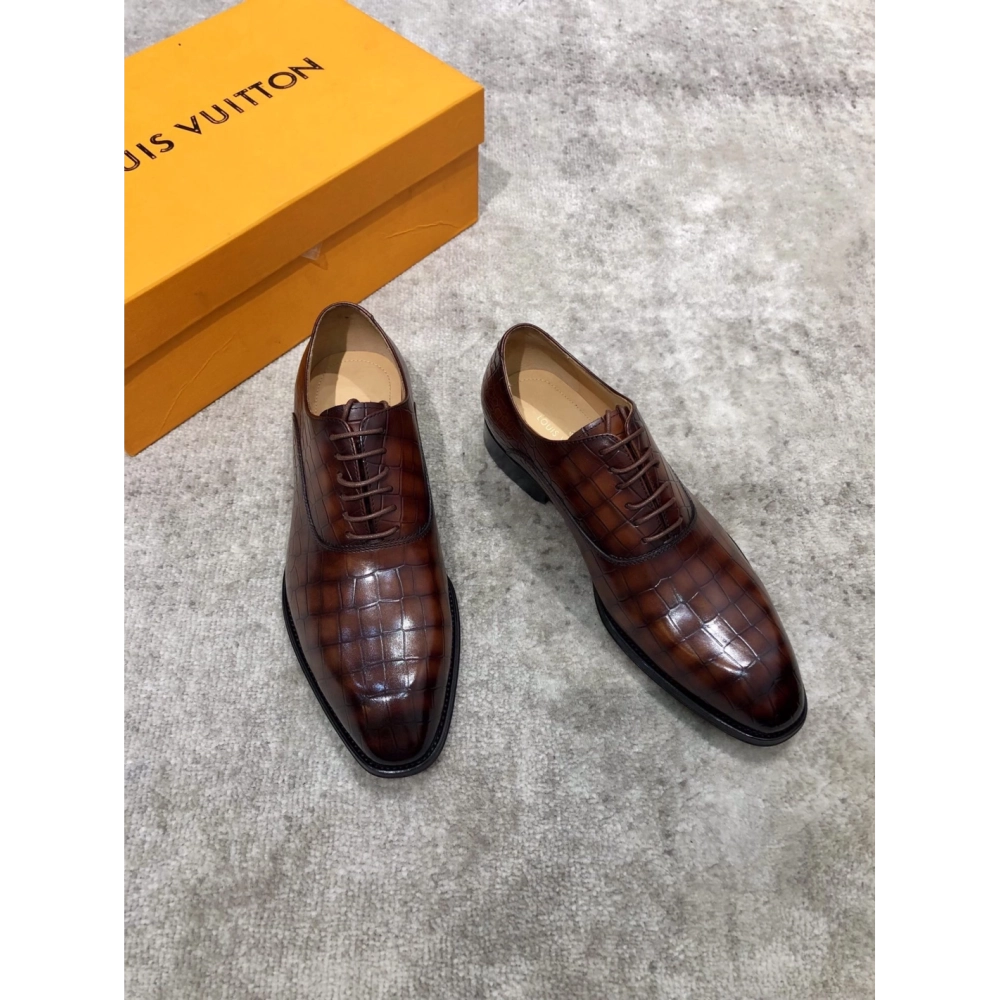 Louis Vuitton leather shoes 033,Louis Vuitton Leather Shoes,LOUIS VUITTON Sneakers,Business Shoes