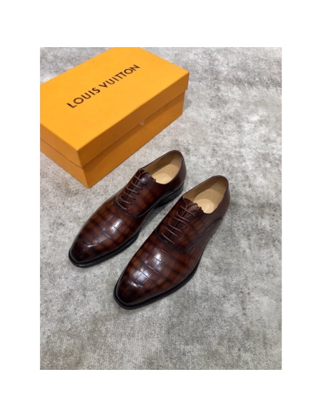 Louis Vuitton leather shoes 033,Louis Vuitton Leather Shoes,LOUIS VUITTON Sneakers,Business Shoes