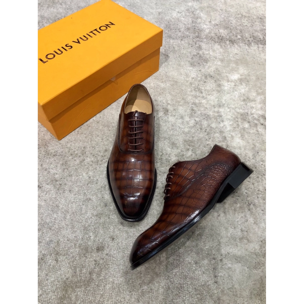 Louis Vuitton leather shoes 033,Louis Vuitton Leather Shoes,LOUIS VUITTON Sneakers,Business Shoes