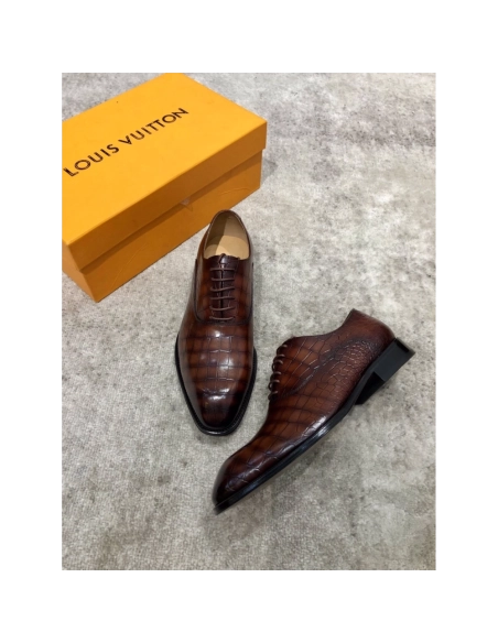 Louis Vuitton leather shoes 033,Louis Vuitton Leather Shoes,LOUIS VUITTON Sneakers,Business Shoes