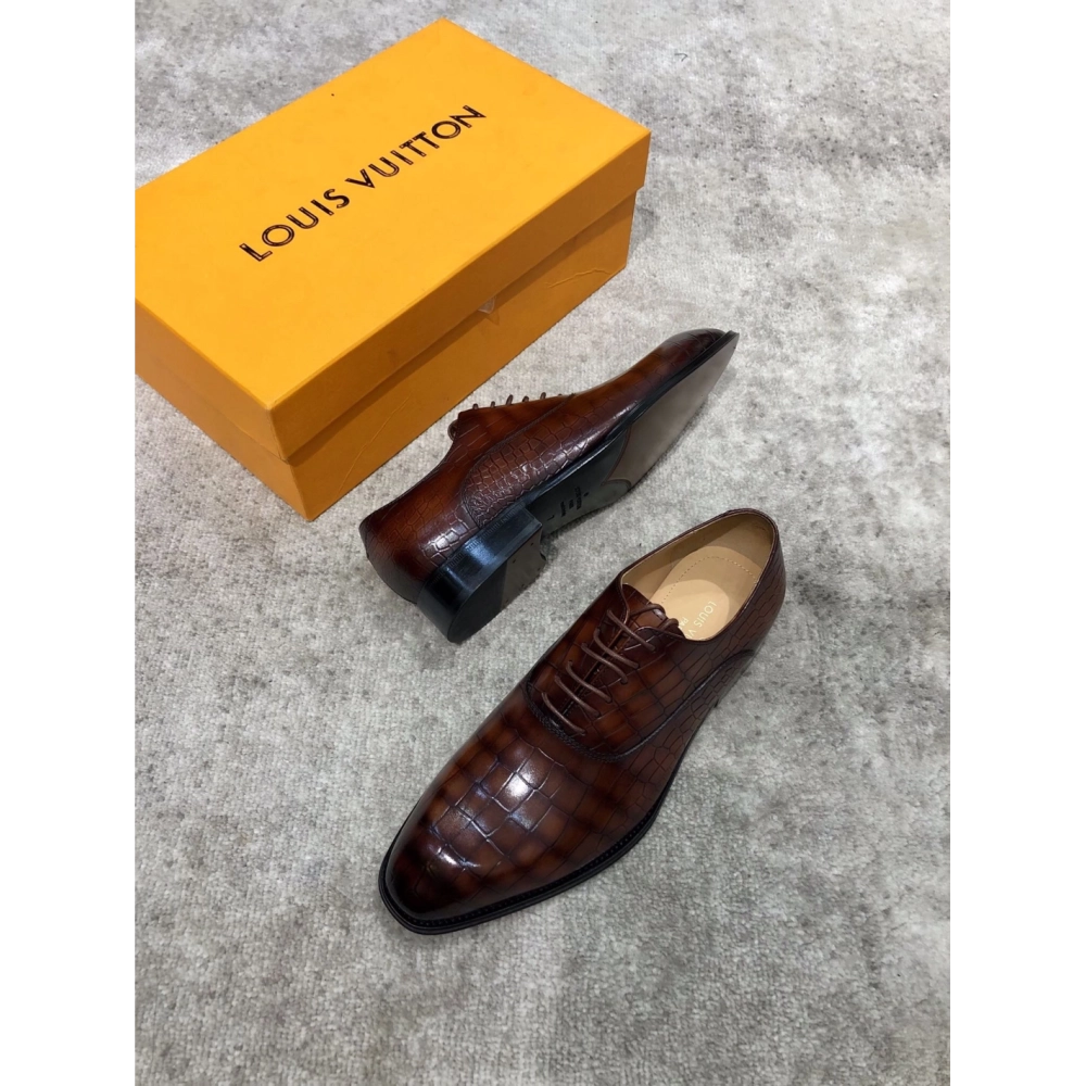 Louis Vuitton leather shoes 033,Louis Vuitton Leather Shoes,LOUIS VUITTON Sneakers,Business Shoes