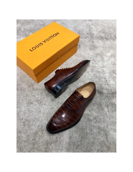 Louis Vuitton leather shoes 033,Louis Vuitton Leather Shoes,LOUIS VUITTON Sneakers,Business Shoes