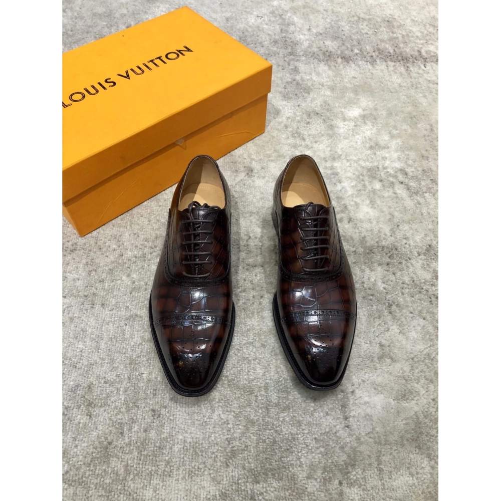 Louis Vuitton leather shoes 037,Louis Vuitton Leather Shoes,LOUIS VUITTON Sneakers,Business Shoes