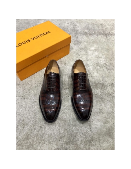 Louis Vuitton leather shoes 037,Louis Vuitton Leather Shoes,LOUIS VUITTON Sneakers,Business Shoes