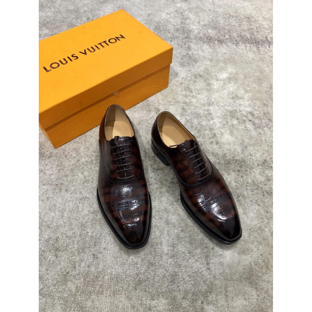 Louis Vuitton leather shoes 037,Louis Vuitton Leather Shoes,LOUIS VUITTON Sneakers,Business Shoes
