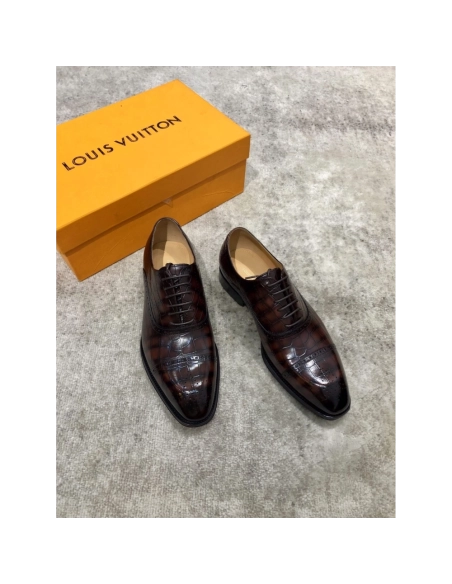 Louis Vuitton leather shoes 037,Louis Vuitton Leather Shoes,LOUIS VUITTON Sneakers,Business Shoes