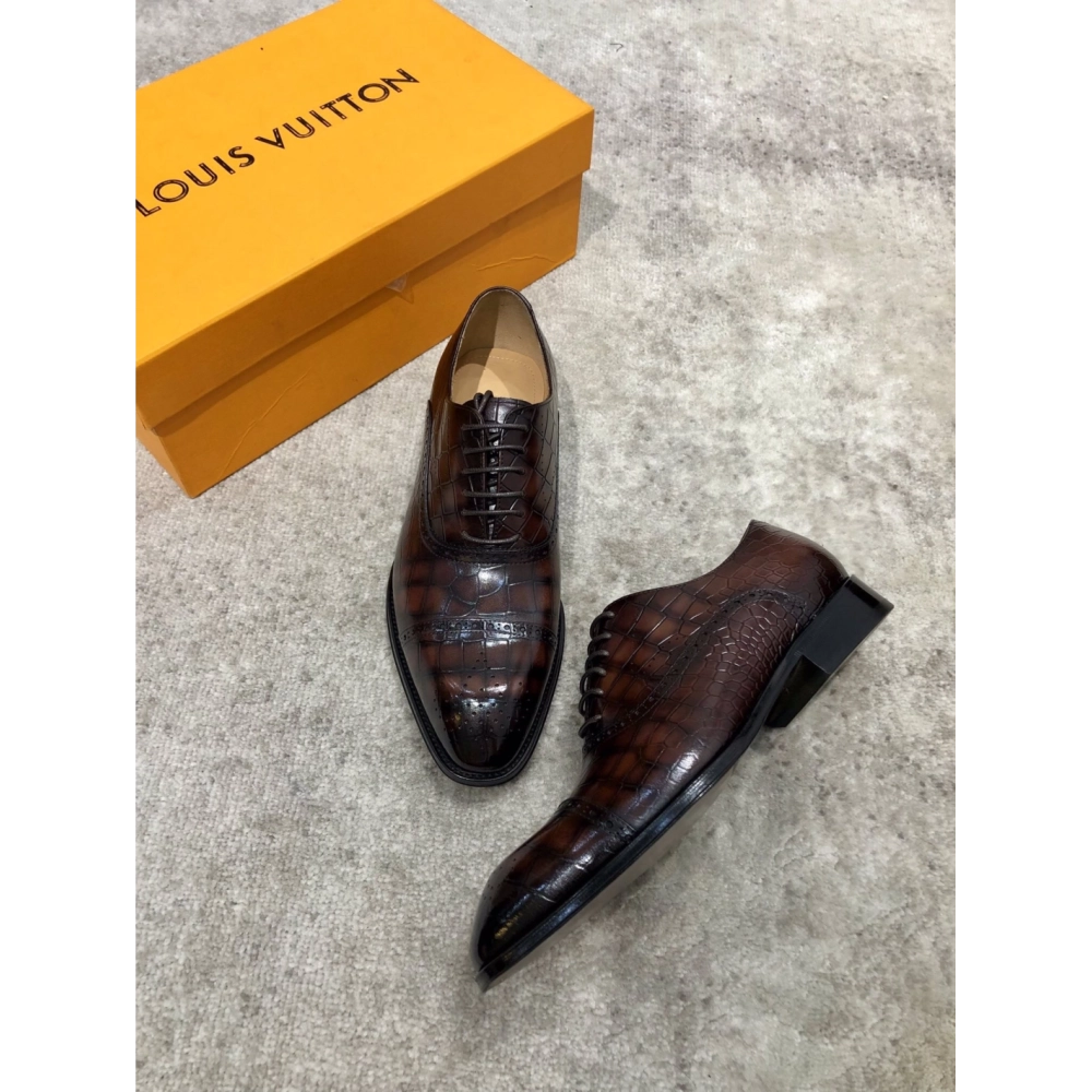 Louis Vuitton leather shoes 037,Louis Vuitton Leather Shoes,LOUIS VUITTON Sneakers,Business Shoes