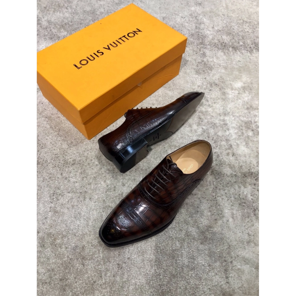 Louis Vuitton leather shoes 037,Louis Vuitton Leather Shoes,LOUIS VUITTON Sneakers,Business Shoes