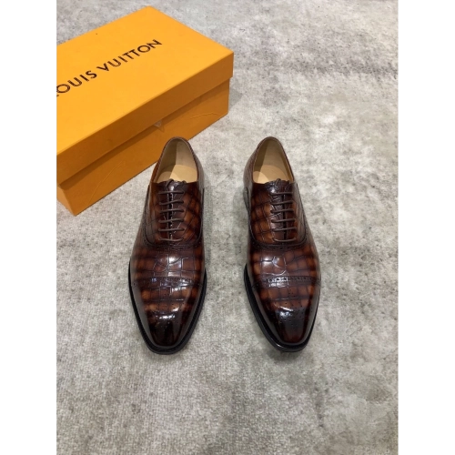 Louis Vuitton leather shoes 038,Louis Vuitton Leather Shoes,LOUIS VUITTON Sneakers,Business Shoes