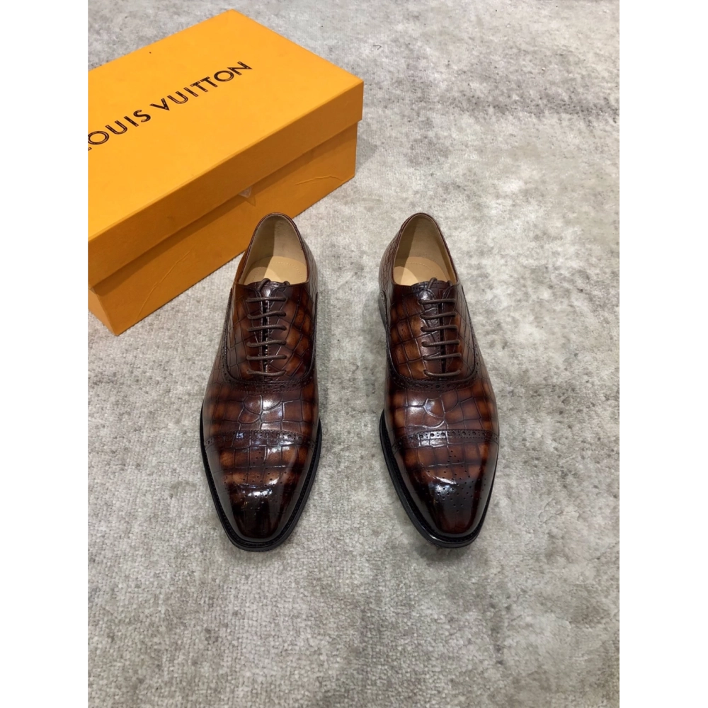 Louis Vuitton leather shoes 038,Louis Vuitton Leather Shoes,LOUIS VUITTON Sneakers,Business Shoes
