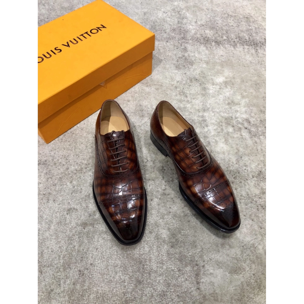 Louis Vuitton leather shoes 038,Louis Vuitton Leather Shoes,LOUIS VUITTON Sneakers,Business Shoes