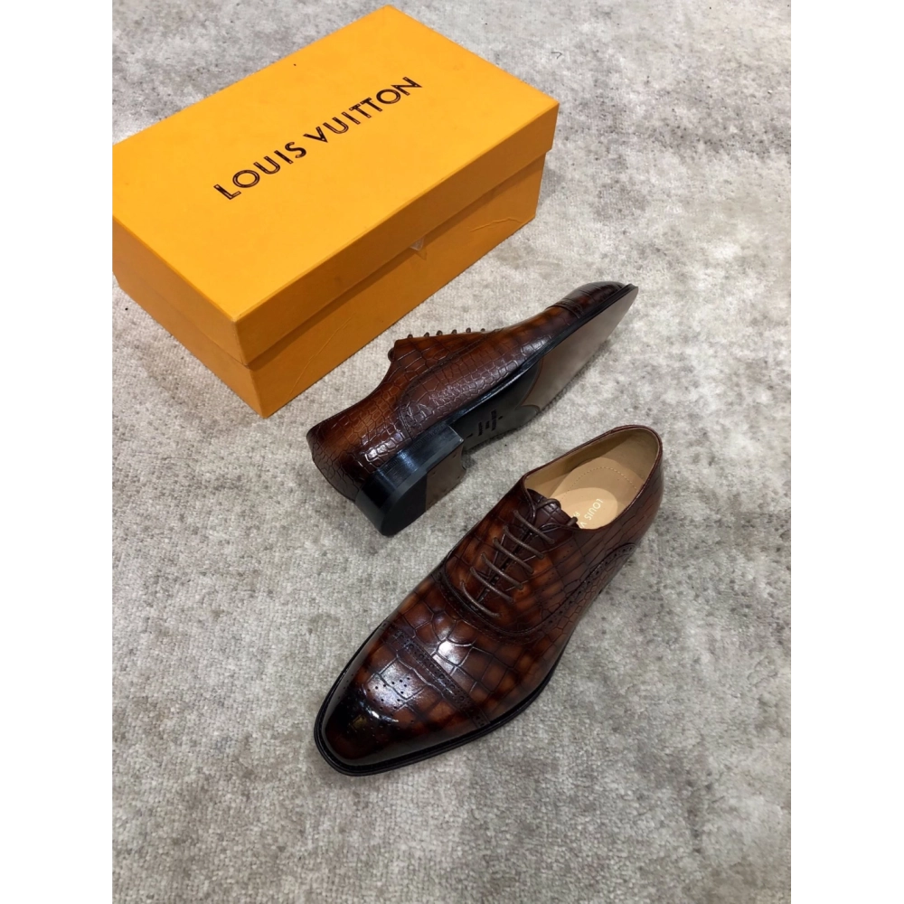 Louis Vuitton leather shoes 038,Louis Vuitton Leather Shoes,LOUIS VUITTON Sneakers,Business Shoes