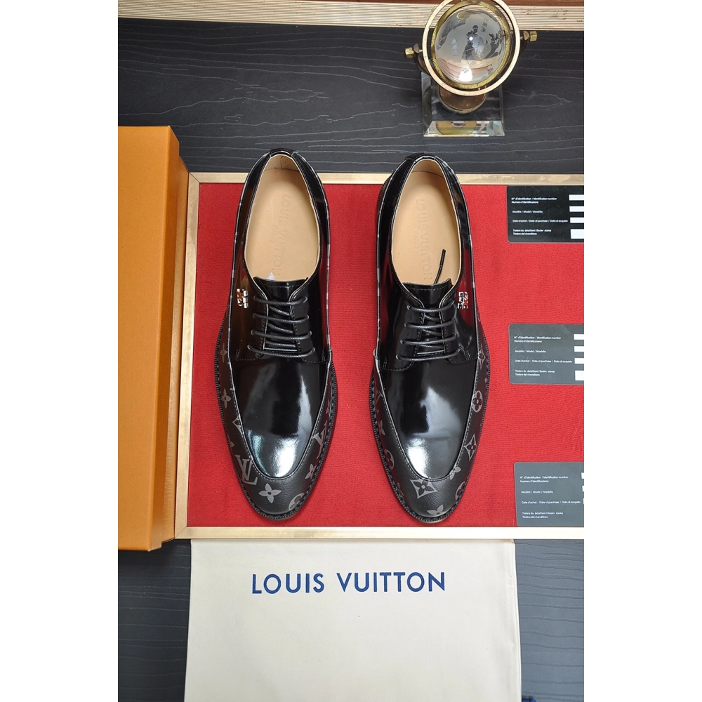 Louis Vuitton leather shoes 043,Louis Vuitton Leather Shoes,LOUIS VUITTON Sneakers,Business Shoes