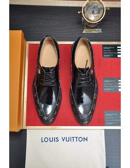 Louis Vuitton leather shoes 043,Louis Vuitton Leather Shoes,LOUIS VUITTON Sneakers,Business Shoes