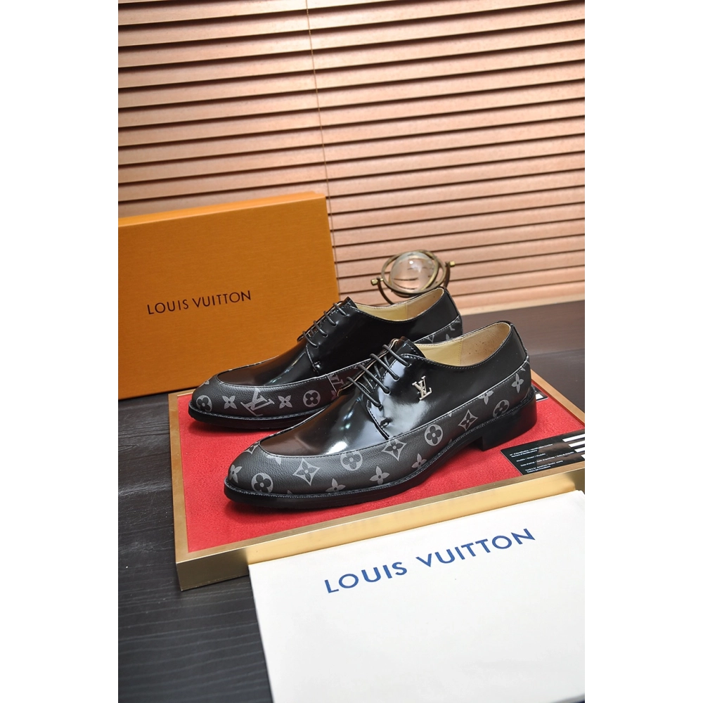 Louis Vuitton leather shoes 043,Louis Vuitton Leather Shoes,LOUIS VUITTON Sneakers,Business Shoes