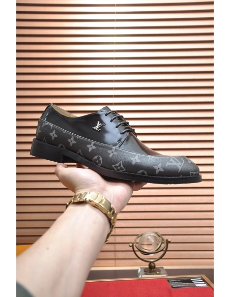 Louis Vuitton leather shoes 043,Louis Vuitton Leather Shoes,LOUIS VUITTON Sneakers,Business Shoes