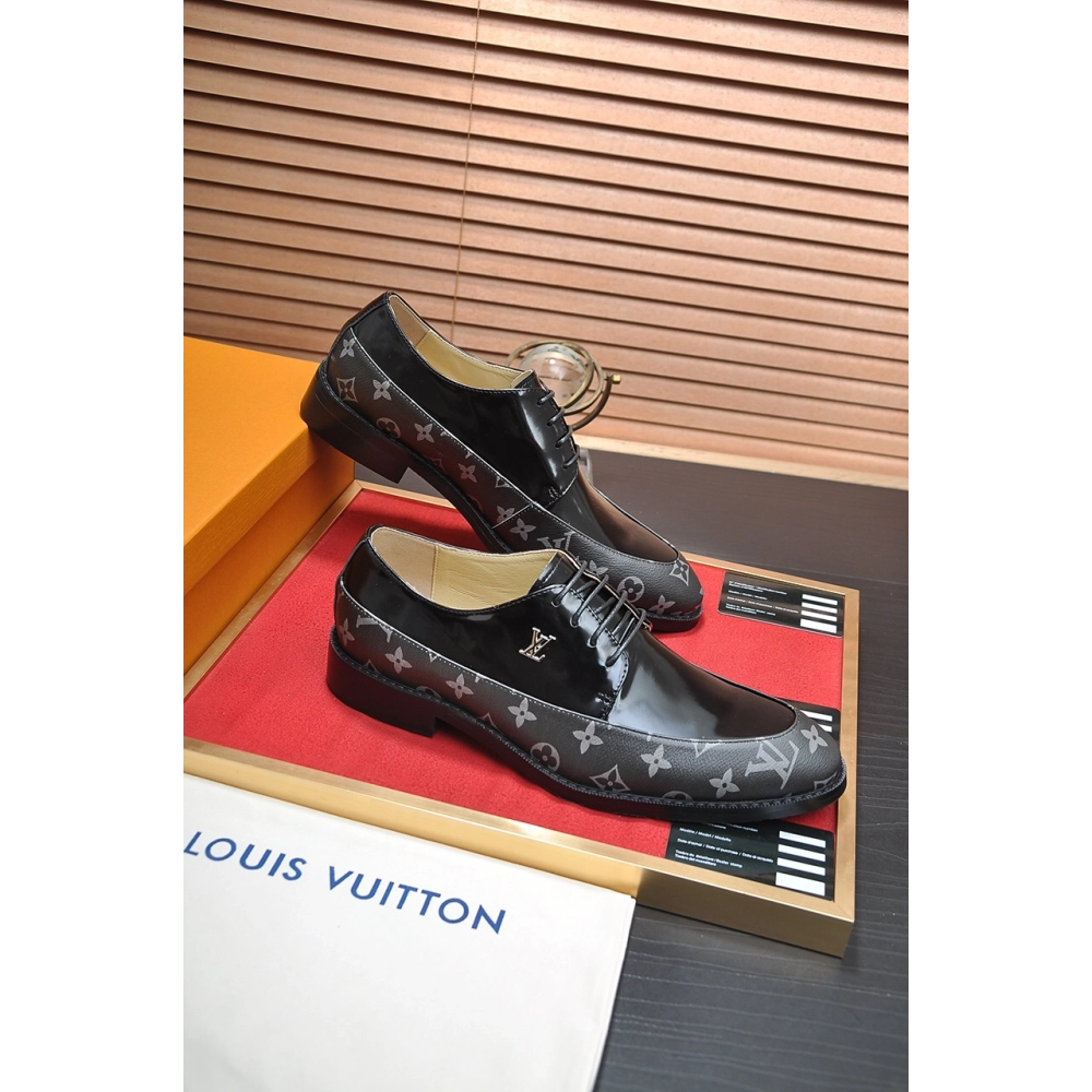 Louis Vuitton leather shoes 043,Louis Vuitton Leather Shoes,LOUIS VUITTON Sneakers,Business Shoes