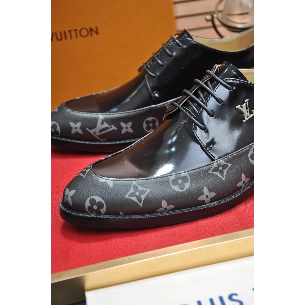 Louis Vuitton leather shoes 043,Louis Vuitton Leather Shoes,LOUIS VUITTON Sneakers,Business Shoes