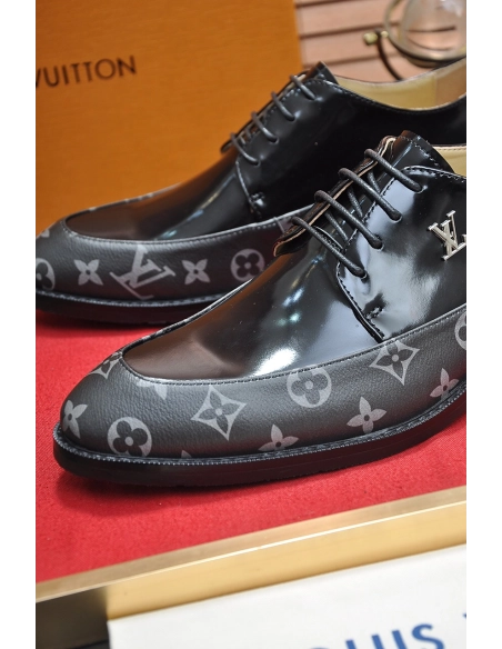 Louis Vuitton leather shoes 043,Louis Vuitton Leather Shoes,LOUIS VUITTON Sneakers,Business Shoes