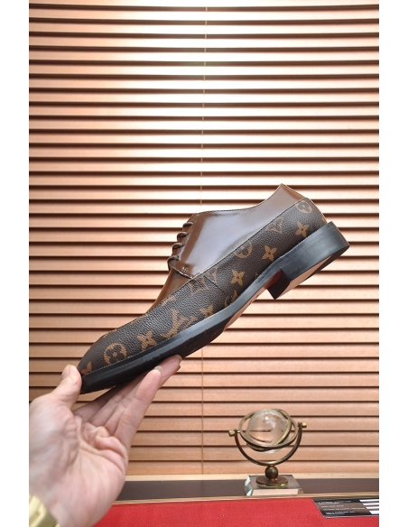 Louis Vuitton leather shoes 044,Louis Vuitton Leather Shoes,LOUIS VUITTON Sneakers,Business Shoes
