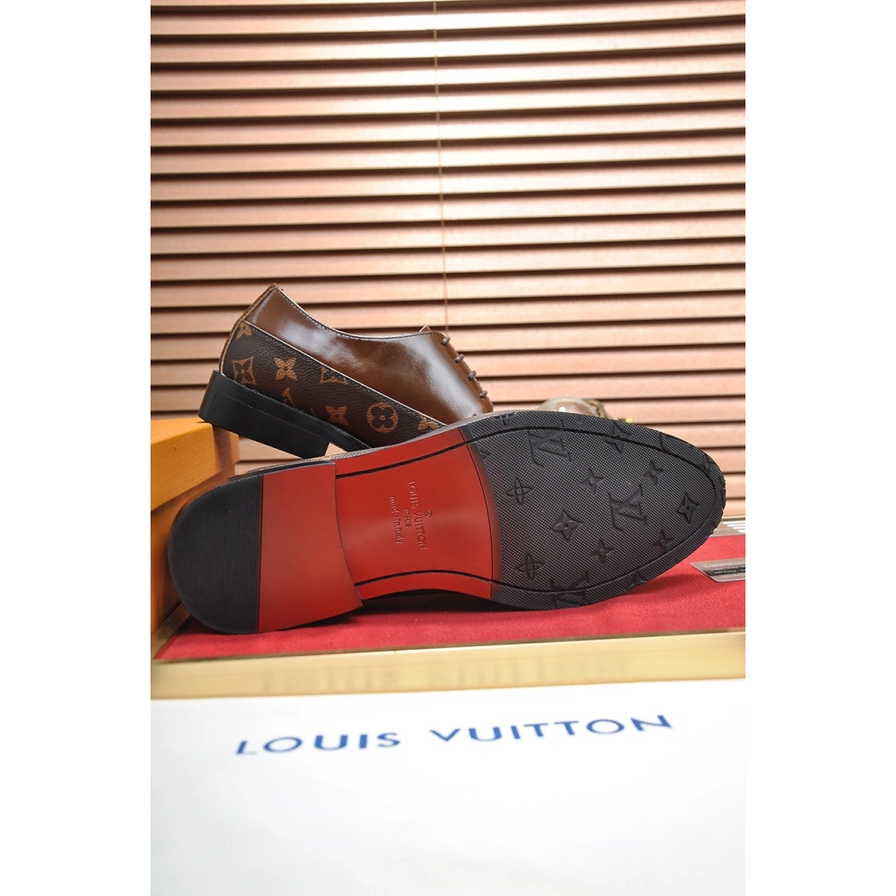 Louis Vuitton leather shoes 044,Louis Vuitton Leather Shoes,LOUIS VUITTON Sneakers,Business Shoes
