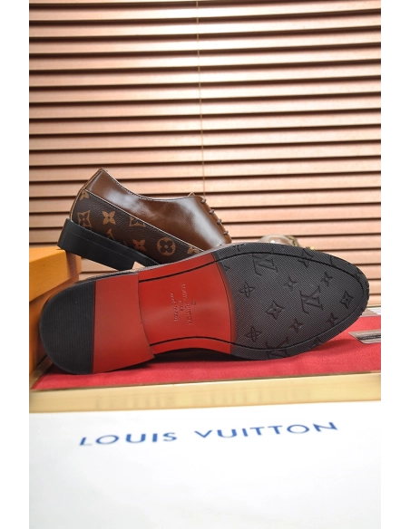 Louis Vuitton leather shoes 044,Louis Vuitton Leather Shoes,LOUIS VUITTON Sneakers,Business Shoes