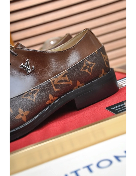 Louis Vuitton leather shoes 044,Louis Vuitton Leather Shoes,LOUIS VUITTON Sneakers,Business Shoes
