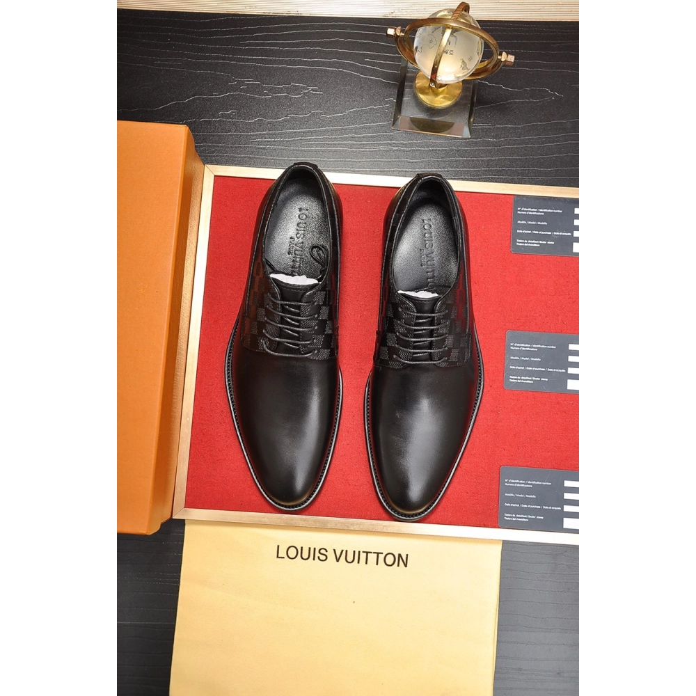 Louis Vuitton leather shoes 045,Louis Vuitton Leather Shoes,LOUIS VUITTON Sneakers,Business Shoes