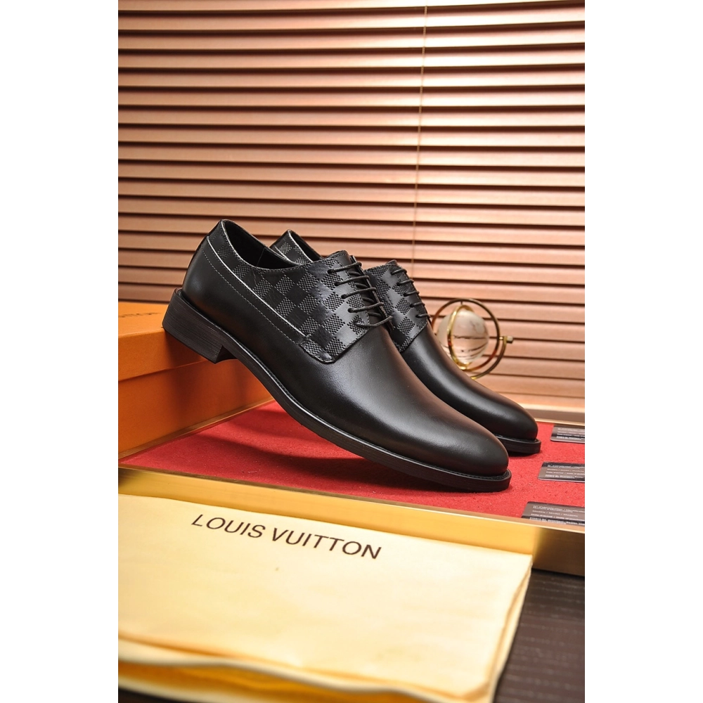 Louis Vuitton leather shoes 045,Louis Vuitton Leather Shoes,LOUIS VUITTON Sneakers,Business Shoes