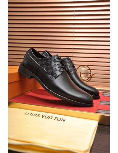 Louis Vuitton leather shoes 045,Louis Vuitton Leather Shoes,LOUIS VUITTON Sneakers,Business Shoes