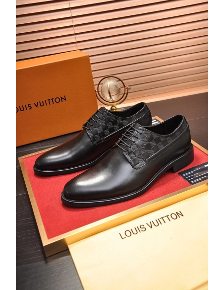 Louis Vuitton leather shoes 045,Louis Vuitton Leather Shoes,LOUIS VUITTON Sneakers,Business Shoes