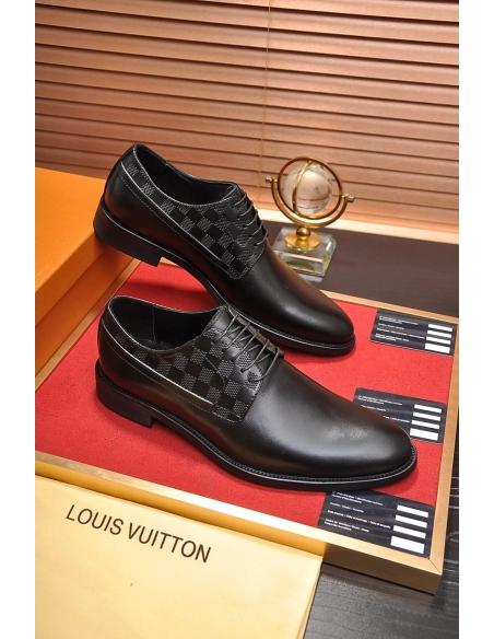 Louis Vuitton leather shoes 045,Louis Vuitton Leather Shoes,LOUIS VUITTON Sneakers,Business Shoes