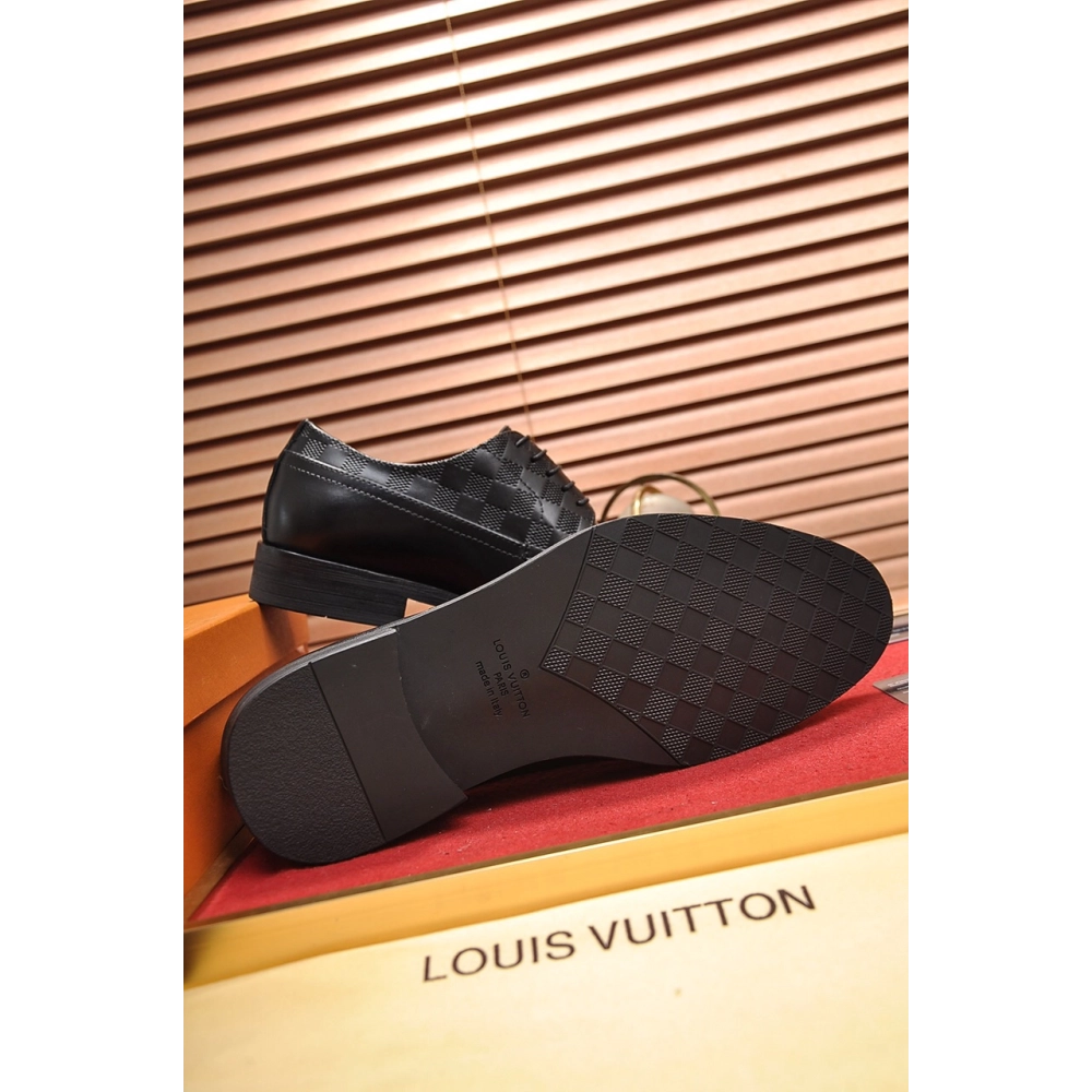 Louis Vuitton leather shoes 045,Louis Vuitton Leather Shoes,LOUIS VUITTON Sneakers,Business Shoes