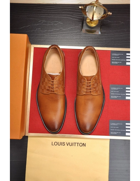 Louis Vuitton leather shoes 046,Louis Vuitton Leather Shoes,LOUIS VUITTON Sneakers,Business Shoes